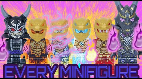 All 39 Lego Ninjago Crystalized Minifigures - YouTube