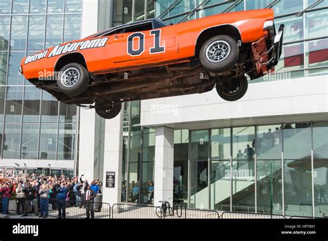 Detroit, USA. 24th Feb, 2017. The General Lee car, a Dodge Charger from the Dukes of Hazzard TV ...