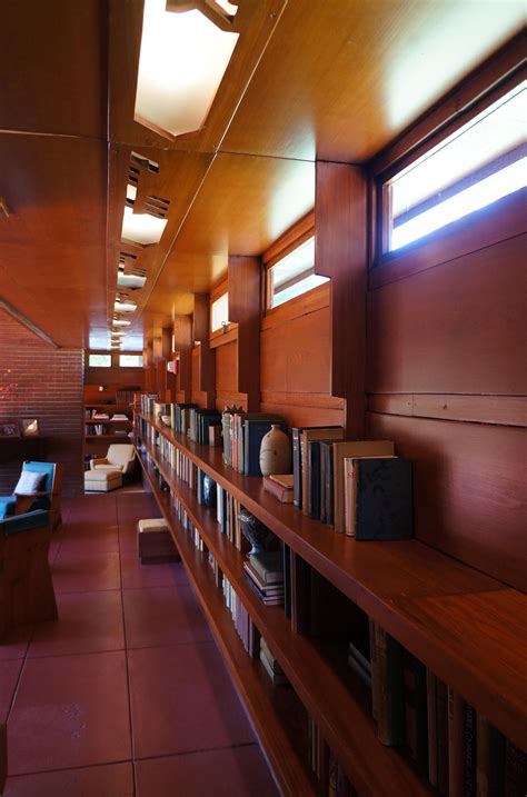 Interior of Frank Lloyd Wright's Rosenbaum House (Florence, AL). Photo ...