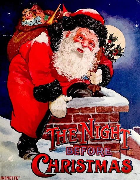 1940's Linenette Childrnas book The Night before Christmas | Childrens christmas books ...