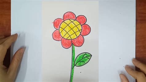 Xem Vẽ hoa/ cách vẽ hoa/ vẽ bông hoa/ draw a flower – tranh vẽ cây xanh ...