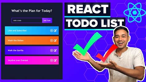 React Todo List App Tutorial - Beginner React JS Project Using Hooks