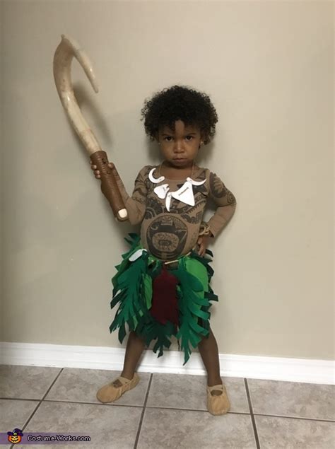 maui disney infant moana costume hawaiian cosplay maui adult maui ...