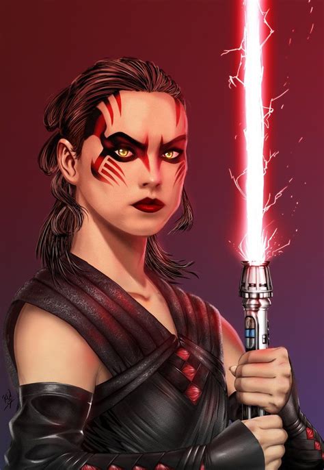 Darth Rey by https://www.deviantart.com/channandeller on @DeviantArt Star Wars Logos, Star Wars ...