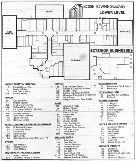 Boise-Towne-Square 2022 Interior Map - Interior Paint Colors 2022