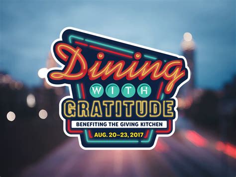 Dining With Gratitude | Retro logos, Logo inspiration, Gratitude