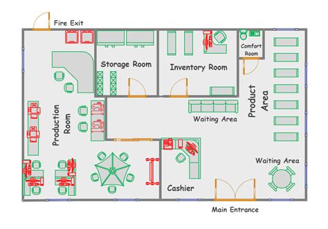 Small Warehouse Floor Plan | EdrawMax Template