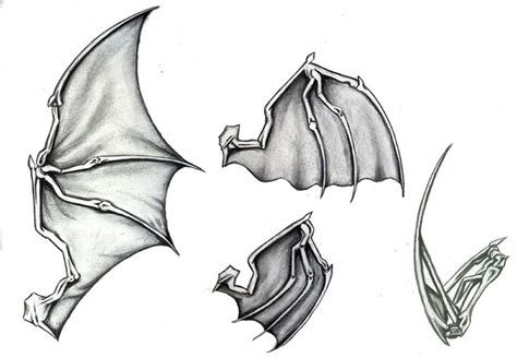 49 best Bat Wings Tattoo Drawings images on Pinterest | Bat wings ...