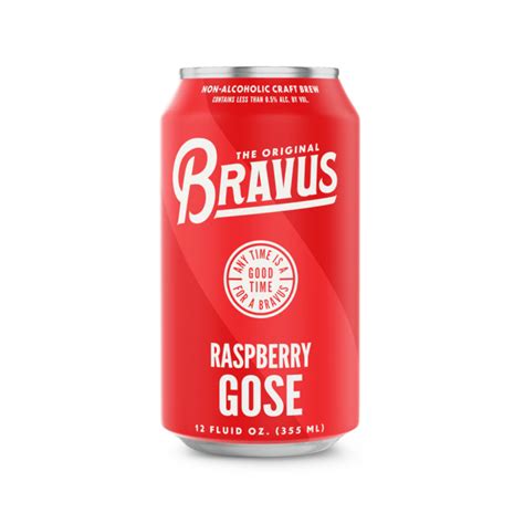 Raspberry Gose by Bravus Brewing | Explore this NA Beer