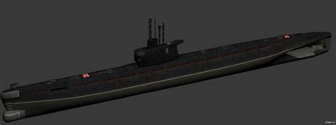 Romeo-class submarine 3D Model - 3DHunt.co