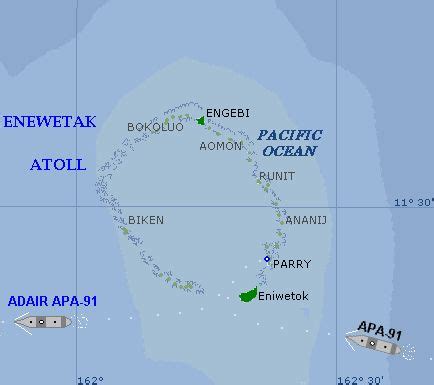 Eniwetok atoll provided anchorage for the US Navy before they acquired Ulithi harbor. | Eniwetok ...