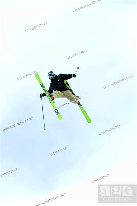 skier jumping, Stock Photo, Picture And Rights Managed Image. Pic. NSA ...