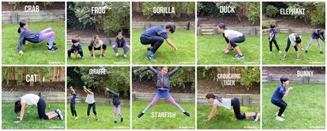 ANIMAL EXERCISES FOR KIDS - hello, Wonderful