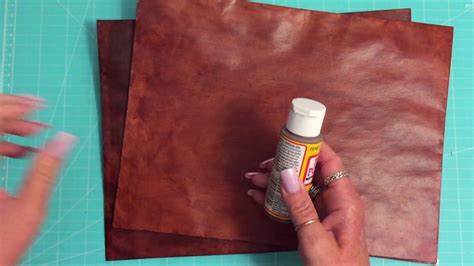 Junk Journal Cover Tutorial | Leather Look - YouTube