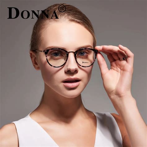 Donna Fashion Reading Eyeglasses Optical Glasses Frames Glasses Women New Cat Eye Frame Ultra ...