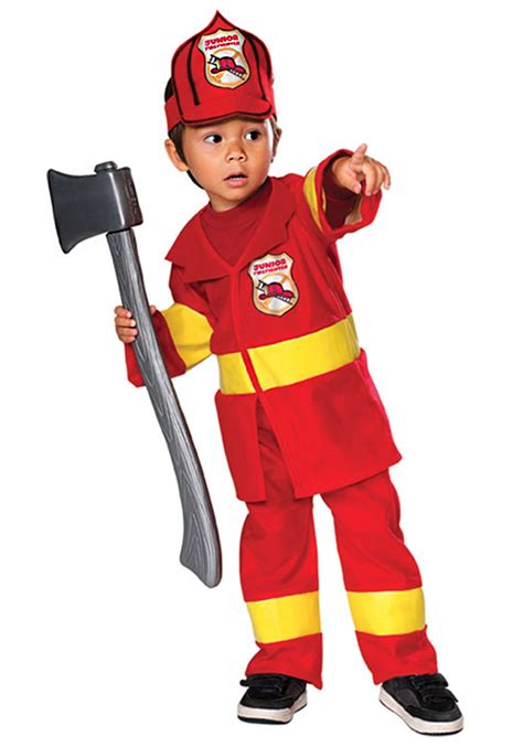 Boys Firefighter Toddler Costume - Child Fireman Costumes