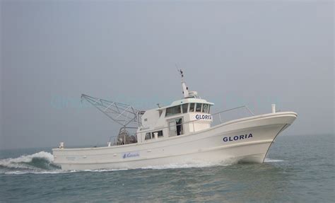 China 17m 56FT FRP Fiberglass Trawler Commercial Fishing Longline ...