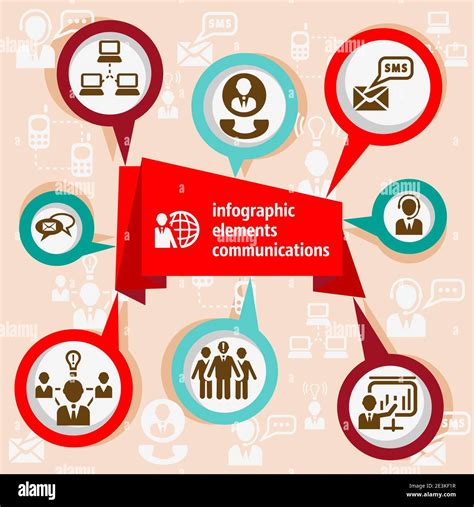 infographic concept communication Stock Vector Image & Art - Alamy