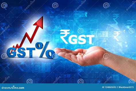 GST India Concept in Business Background Stock Image - Image of capital ...