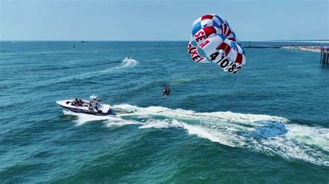 Sea Rocket Ocean city Parasailing Drone video - YouTube