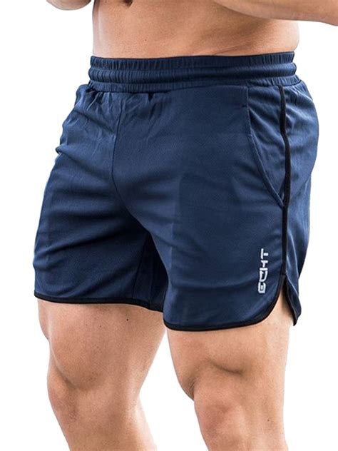 M-XXL Mens Sports Shorts Football Pants Dry Fit Boys Active Shorts with ...