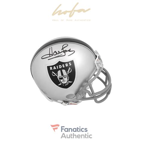 Howie Long Oakland Raiders Autographed Riddell Mini Helmet | Hall of Fame Authentics