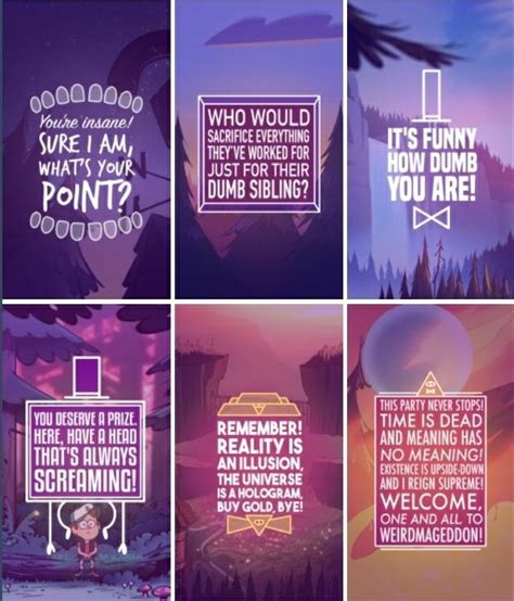 Bill cipher’s quotes | Gravity falls bill, Gravity falls art, Gravity falls