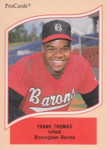 The First 28 Frank Thomas Baseball Cards — Rookie Cards and Pre-Rookies ...