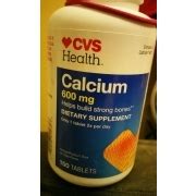 Cvs Health Calcium, Dietary Supplement: Calories, Nutrition Analysis ...