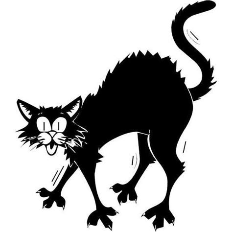 Scary Cat Silhouette at GetDrawings | Free download