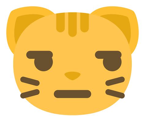 Emoji cat face smirk 1199187 PNG