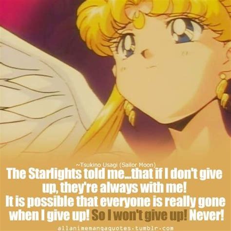 Pin by Sarah Baker on SailorMoon | Sailor moon, Anime quotes, Manga quotes