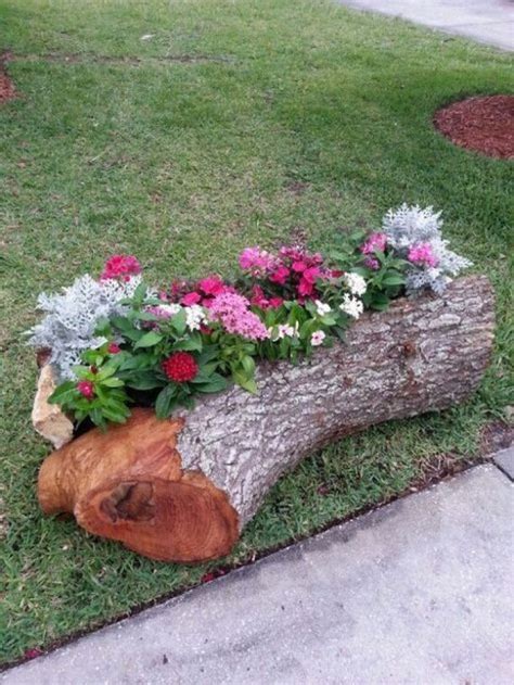 25 Great Ideas With Tree Trunks That Will Originaly Upgrade Your Garden | My desired home