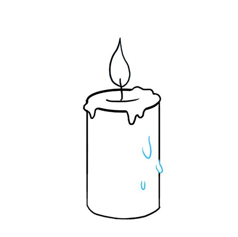 How to Draw a Candle - Really Easy Drawing Tutorial