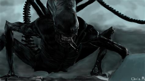 Alien Covenant Xenomorph, Fan Art by ChrisMckiernan on DeviantArt