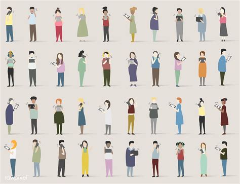 Vector set of illustrated people | free image by rawpixel.com ...