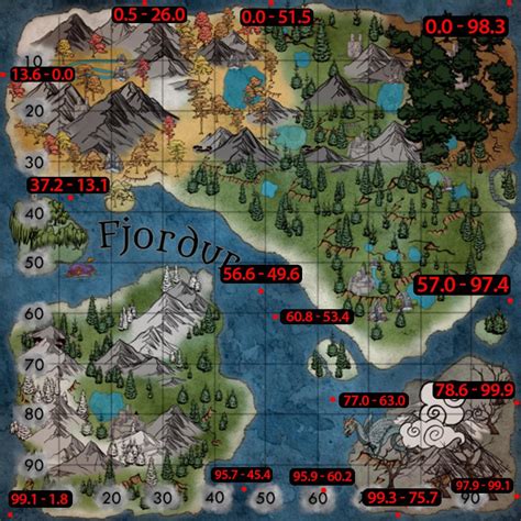 I haven’t seen a Fjordur Sea Crate map yet, so I made my own : r/ARK