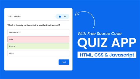 Quiz App With Javascript | Coding Artist