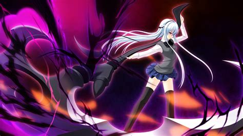 Female Anime character illustration holding black scythe HD wallpaper | Wallpaper Flare