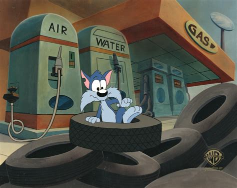 Tiny Toons Original Production Cel: Calamity Coyote - Choice Fine Art Amblin Entertainment ...