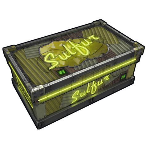 Buy or Sell Neon Sulfur Storage | RUST Skins