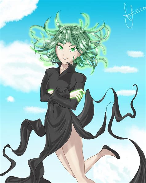 [OC][Fanart] I drew a happy Tatsumaki (One Punch Man) : r/anime