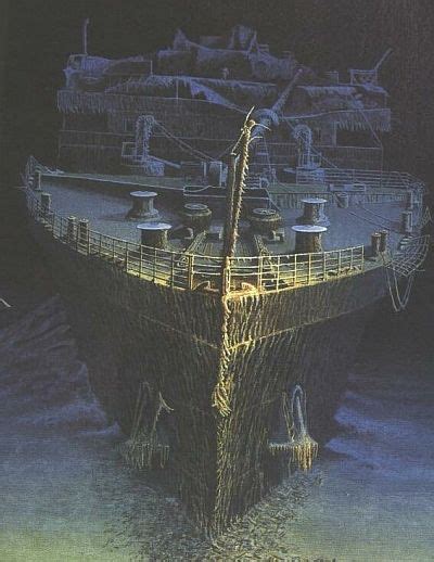 Titanic Wreck, The RMS Titanic Shipwreck, Titanic Wreckage Pictures Map ...