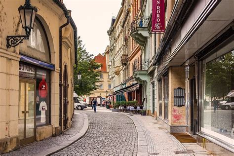 Editorial, Shopping Street of Prague Editorial Stock Image - Image of shopping, europe: 115249054