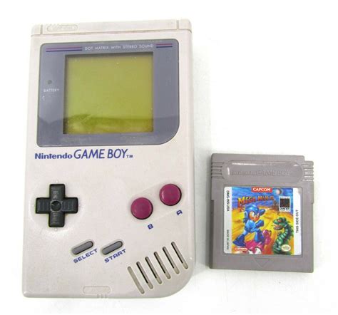 VINTAGE ORIGINAL 1989 NINTENDO GAME BOY DMG - 01 WITH 1 GAME - MEGA MAN ...