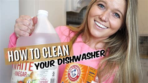 HOW TO CLEAN YOUR DISHWASHER WITH BAKING SODA + VINEGAR!