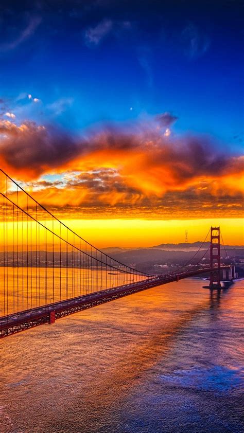 Golden Gate Bridge Sunset Wallpapers - Top Free Golden Gate Bridge Sunset Backgrounds ...