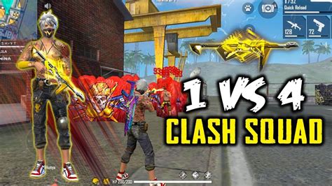 SOLO VS SQUAD CLASH SQUAD EPIC MATCH GAMEPLAY - GARENA FREE FIRE - YouTube