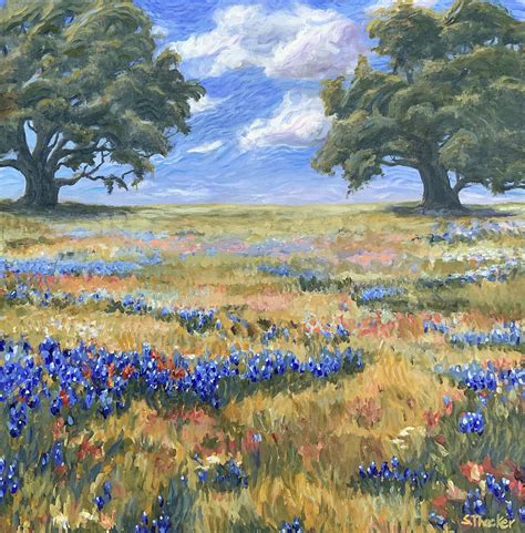 Bluebonnet Painting