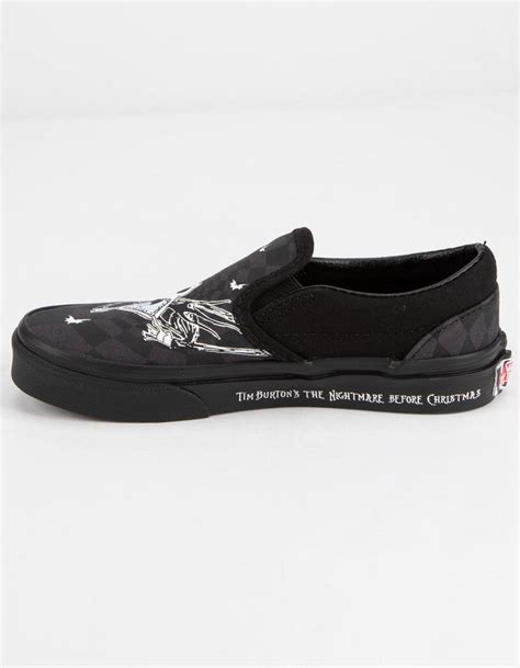 VANS x The Nightmare Before Christmas Slip-On Kids Shoes - BLACK ...